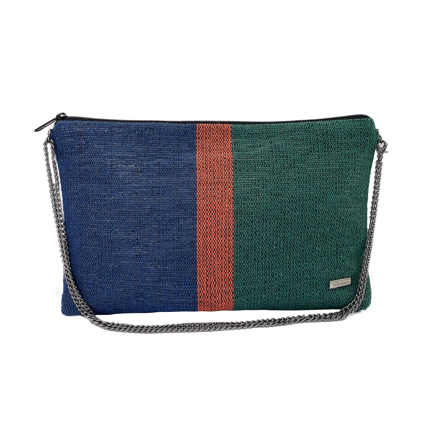 Clutch Azul, Laranja e Verde