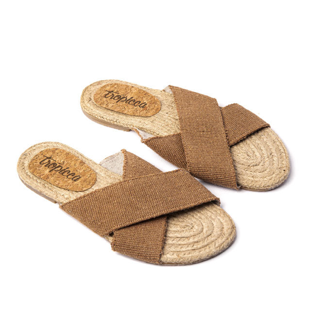 Sandália Natural Cruzada Orgânica