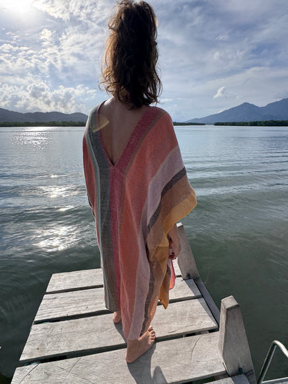 Kaftan Longo Aberto Samba
