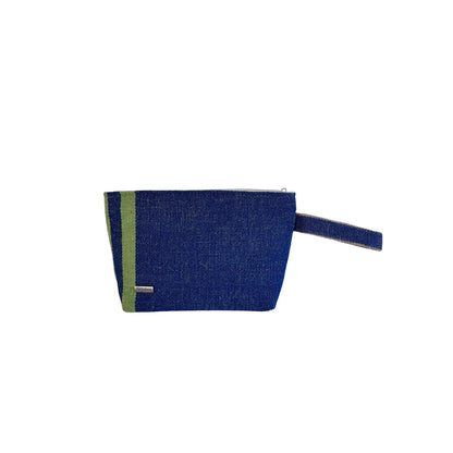 Necessaire azul e verde