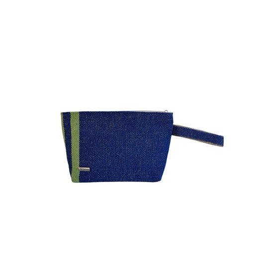 Necessaire azul e verde