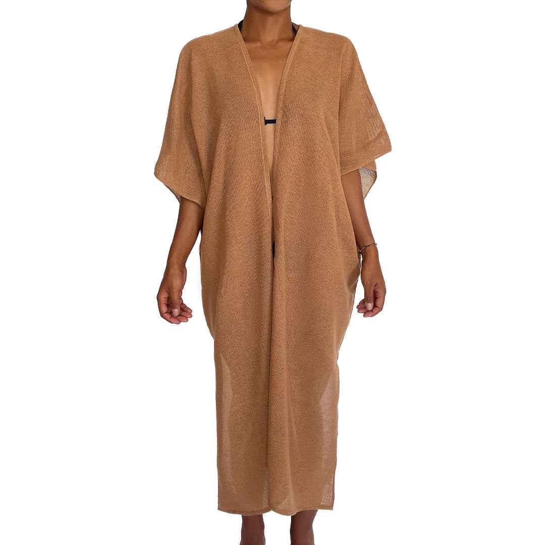 Kaftan Longo Aberto Orgânico