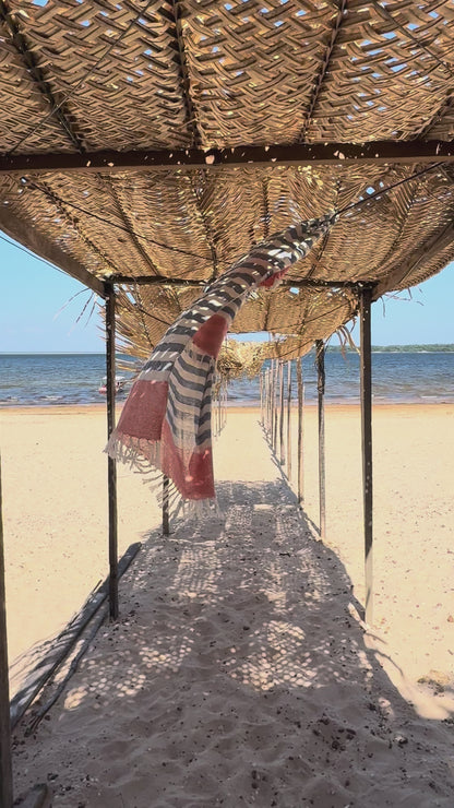 Canga Azul Bic com Laranja